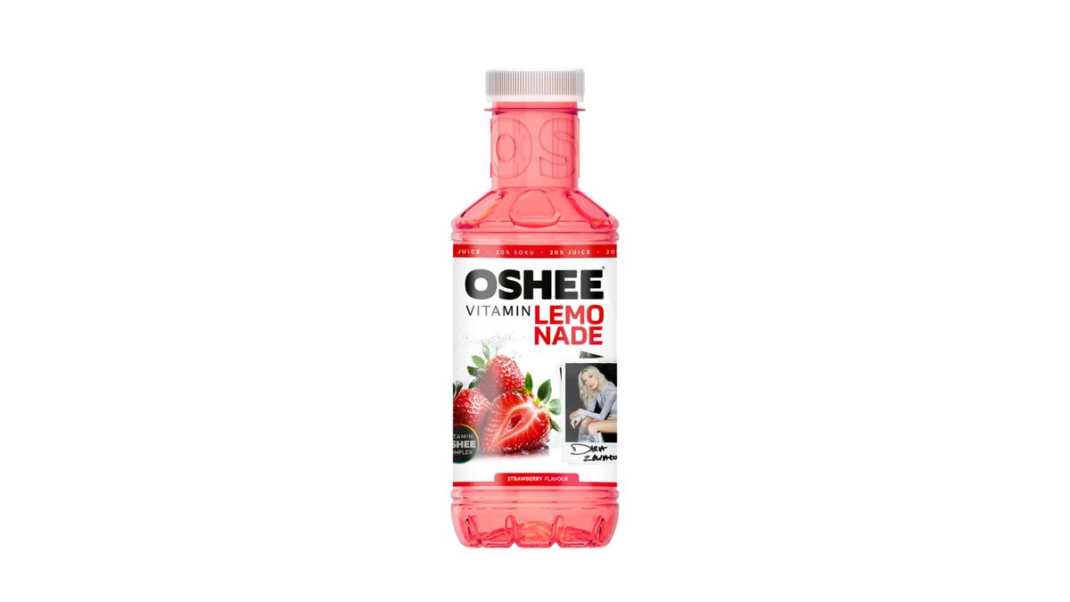 OSHEE Soda strawberry flavor (555 ml)