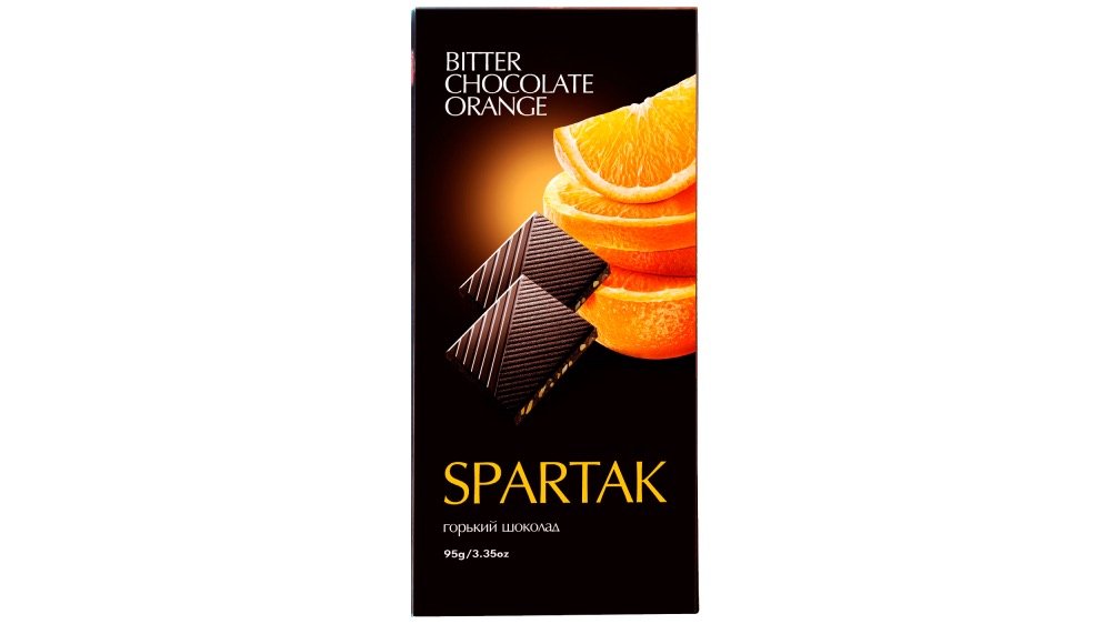 სპარტაკ Chocolate მწარე ფორთხოლით