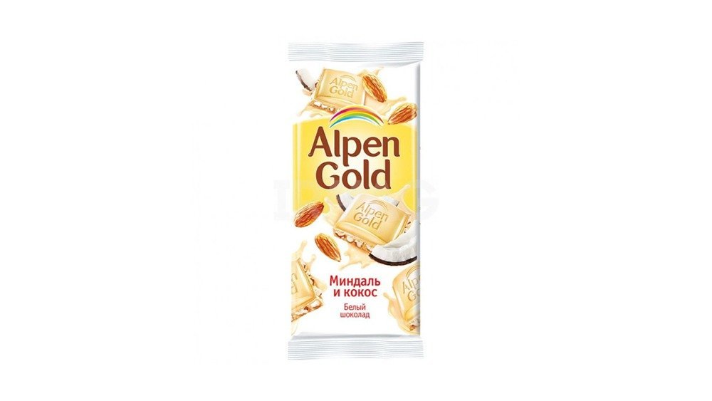 Alpine Gold Шоколад coconut and almond (90 gr)