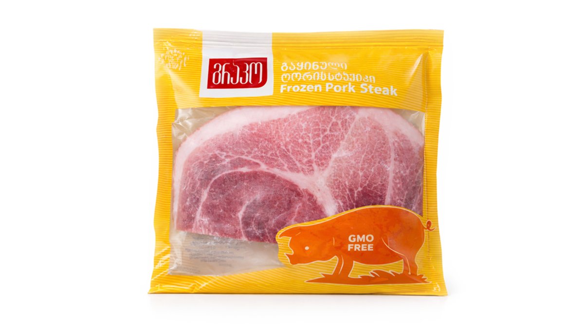 გრაკო გაყინული ღორის სტეიკი pork (1 კგ)