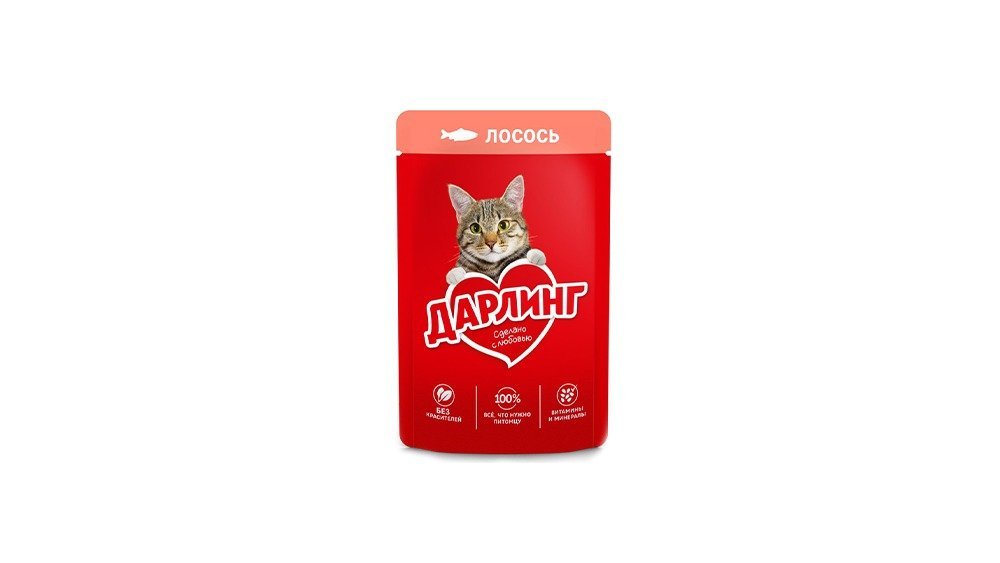 Darling Pet Food with salmon (75 g)