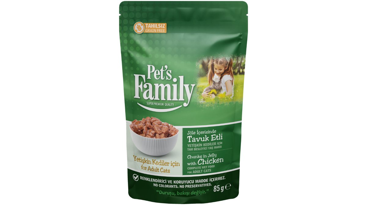 Jelly PetsFamily Корм для животных with chicken (85 g)