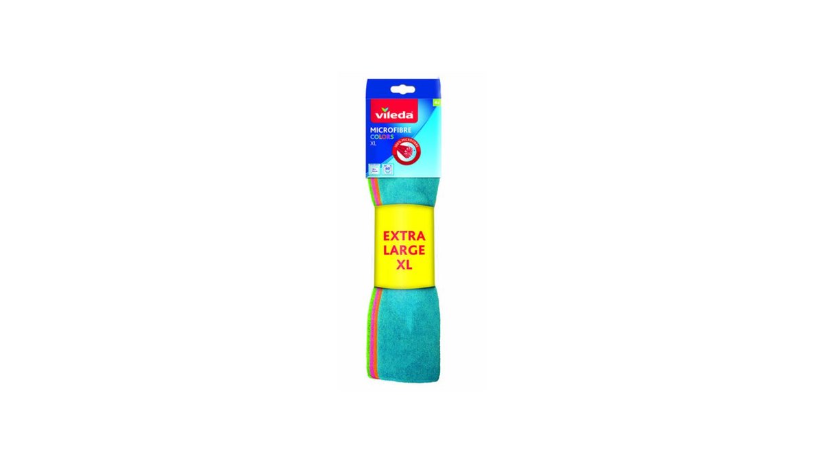 VILEDA უნივერსალური ქსოვილი universal cloth microfiber (4 pcs)