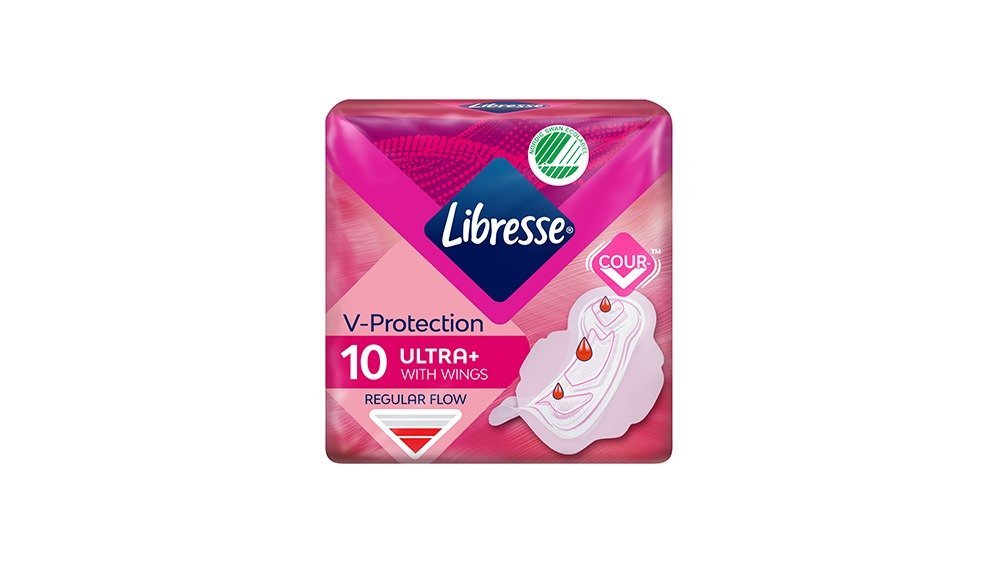 LIBRESSE Гигиеническая прокладка Ultra Invisible Normal (10 pcs)