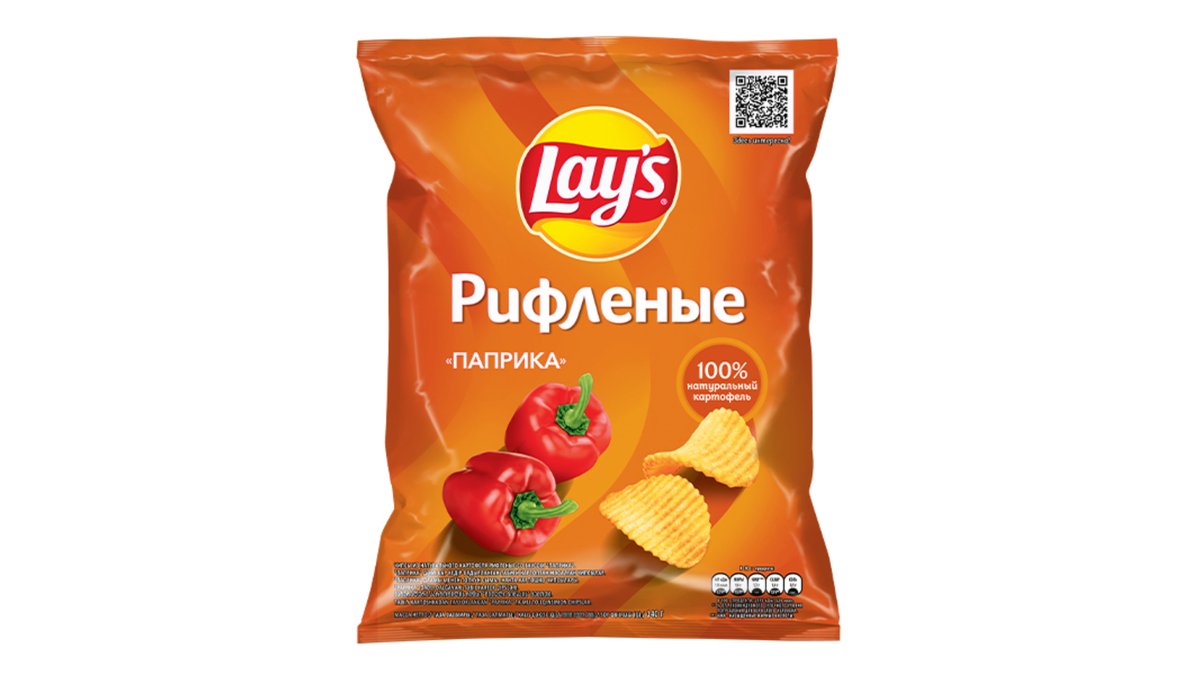 Lacy Ridge Chips Paprika (140 gr)