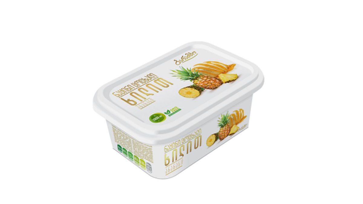 ბარამბო Ice Cream ანანასი (1000 ml)