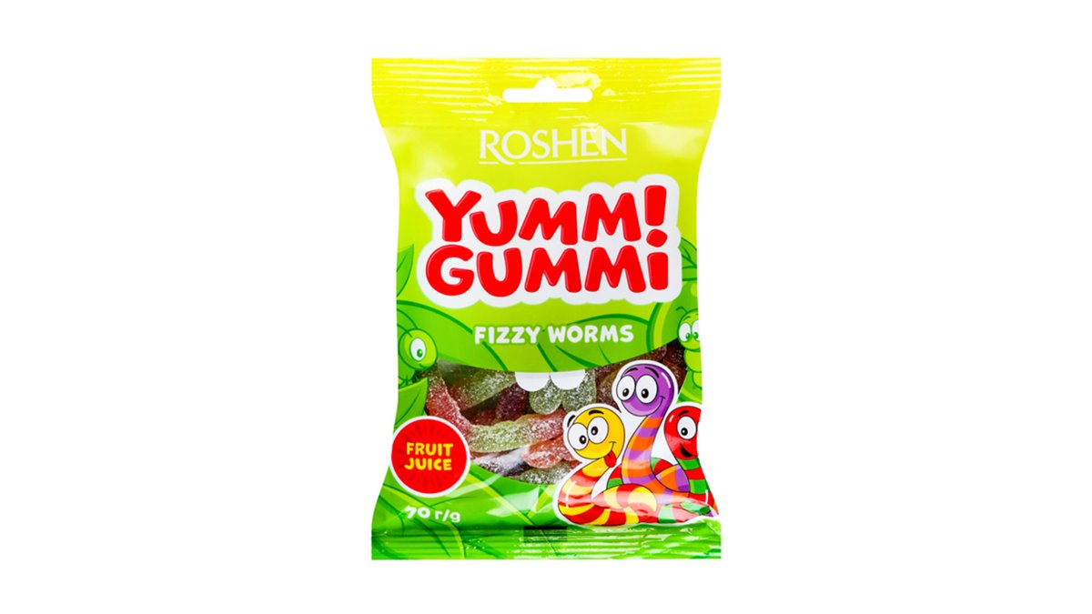 იამი Candy Yami Gummy Fizzy Worms