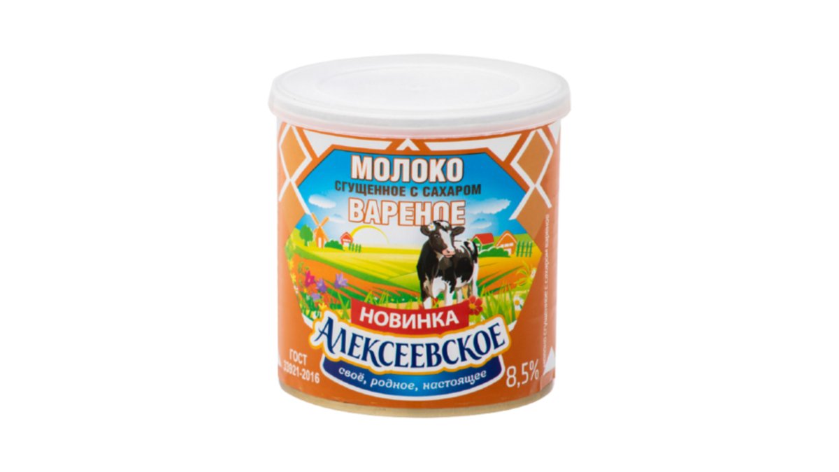 ალექსევსკოე Condensed Milk boiled 8.5% (360 g)
