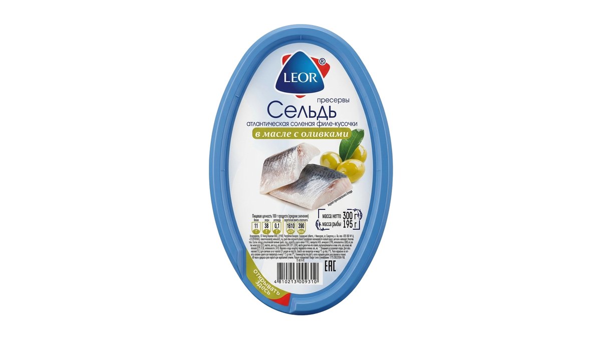 ლეორი рыба ზეთისხილით (300 g)