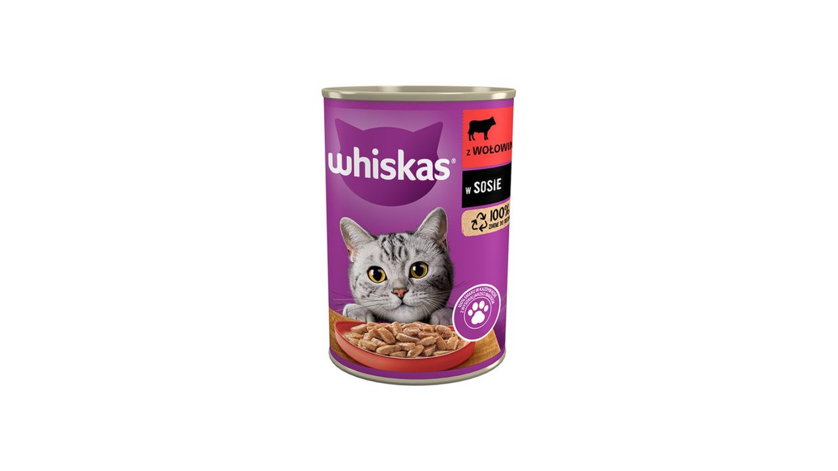 Whiskas Pet Food Beef in Sauce (400 g)