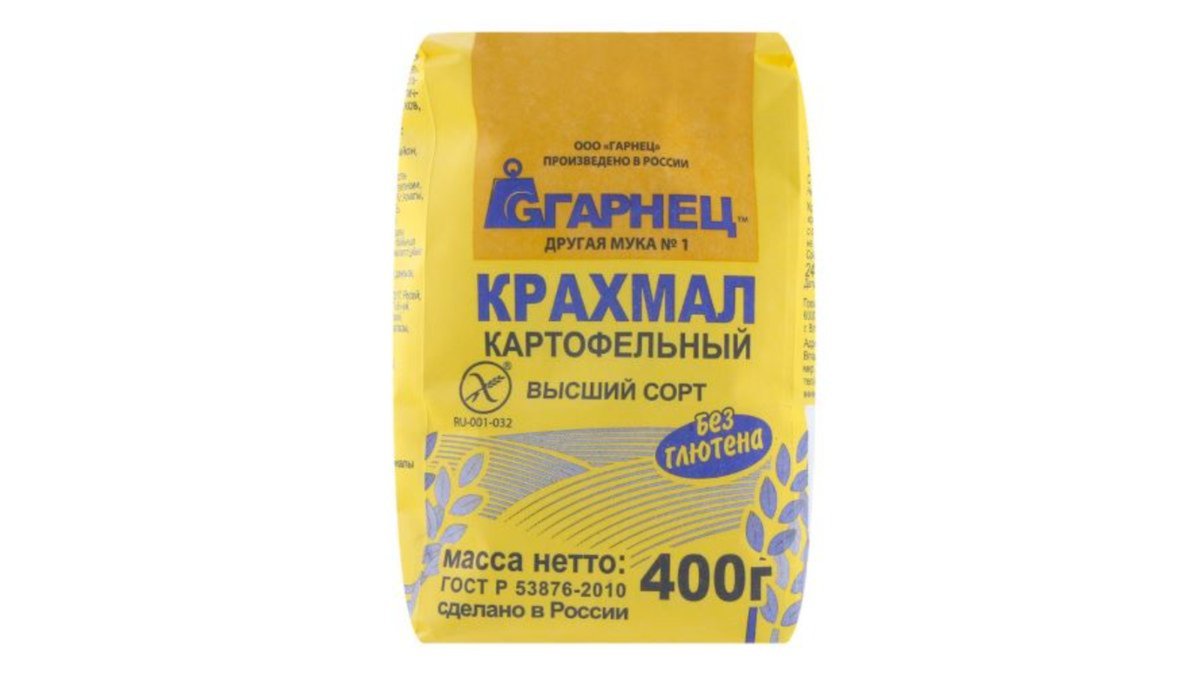 Starch without potato gluten (400 gr)