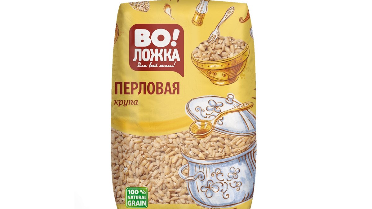 ვოლოჟკა Volozhka Groats Volozhka pearl barley 800g pearl barley (800 g) pearl barley (800 g)