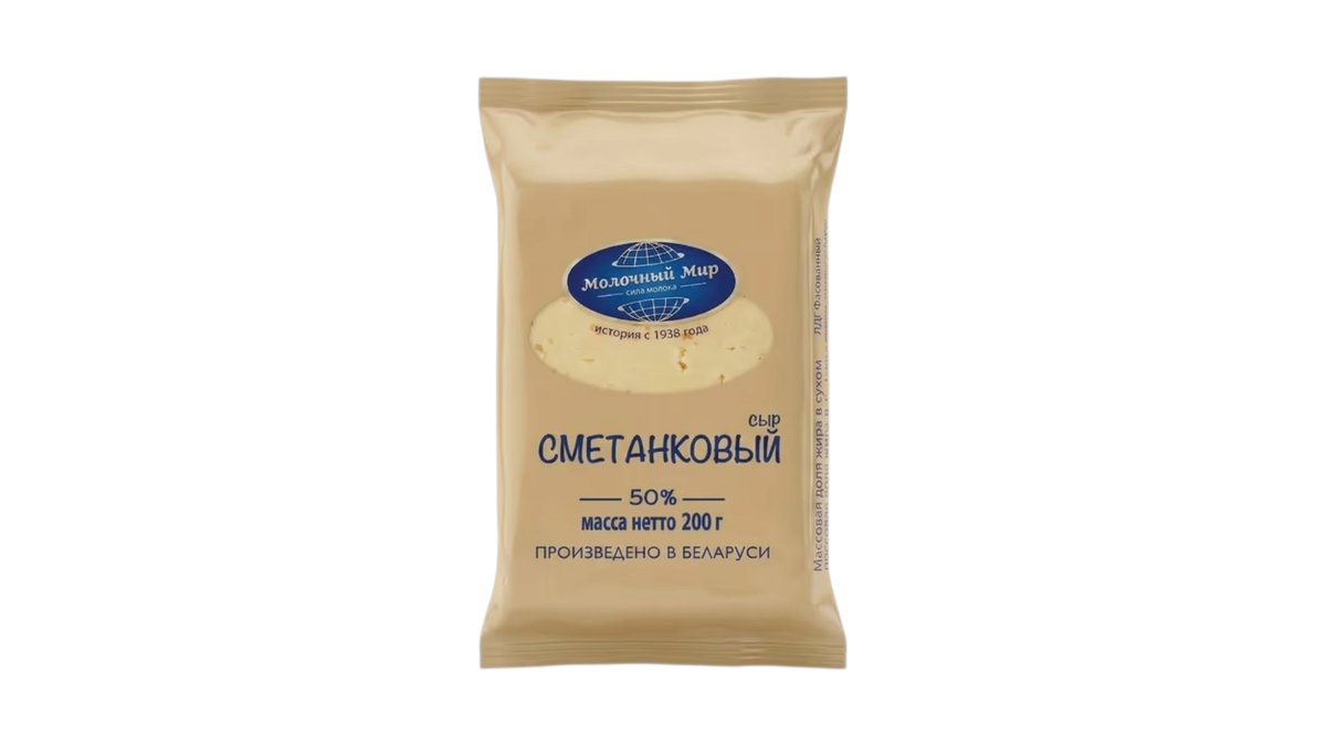 მოლოჩნი მირ Сыр sour cream 50% (200 g)