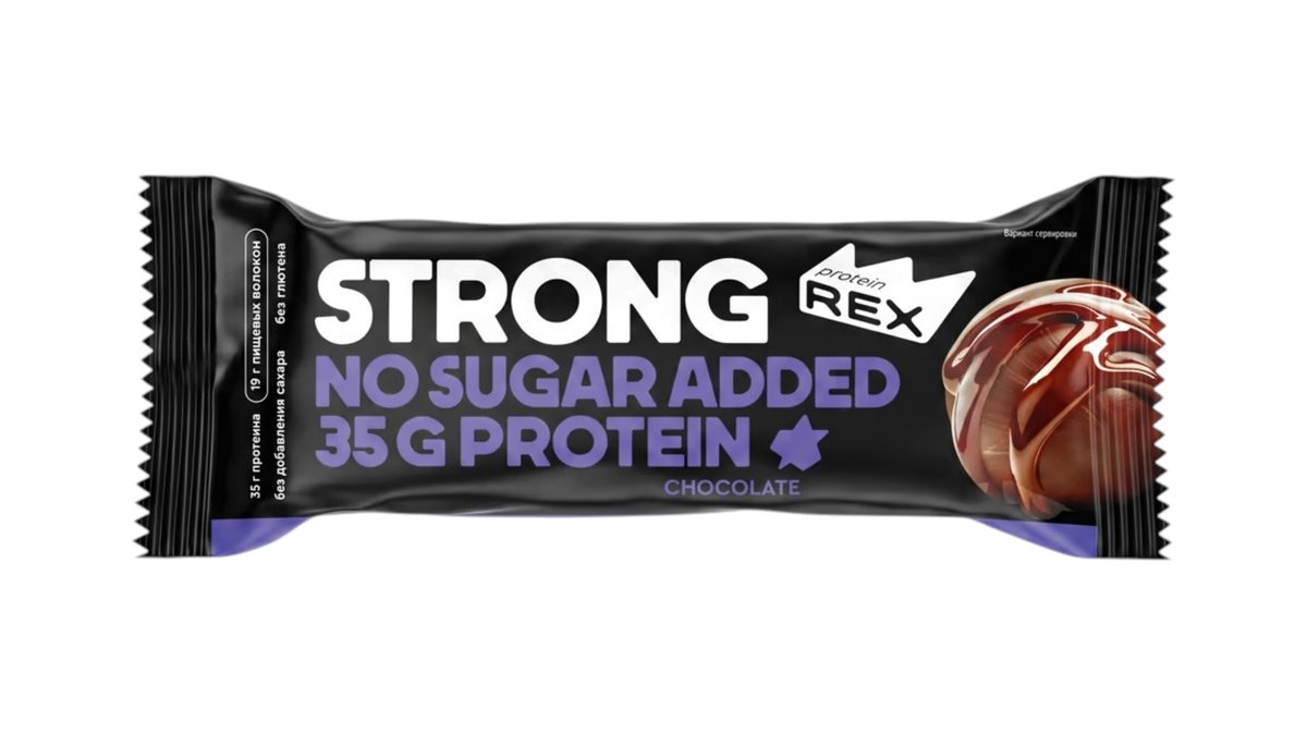 Mr. Protein პროტეინის ბარათი REX STRONG Chocolate (100 g)