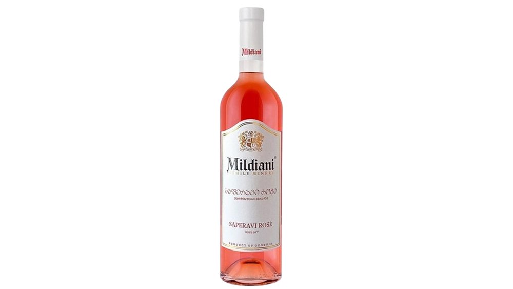Mildiani Wine rosé, semi-dry