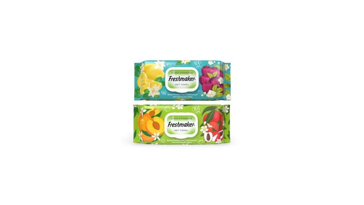 FM ბავშვის სველი ხელსახოცები (100 pcs)