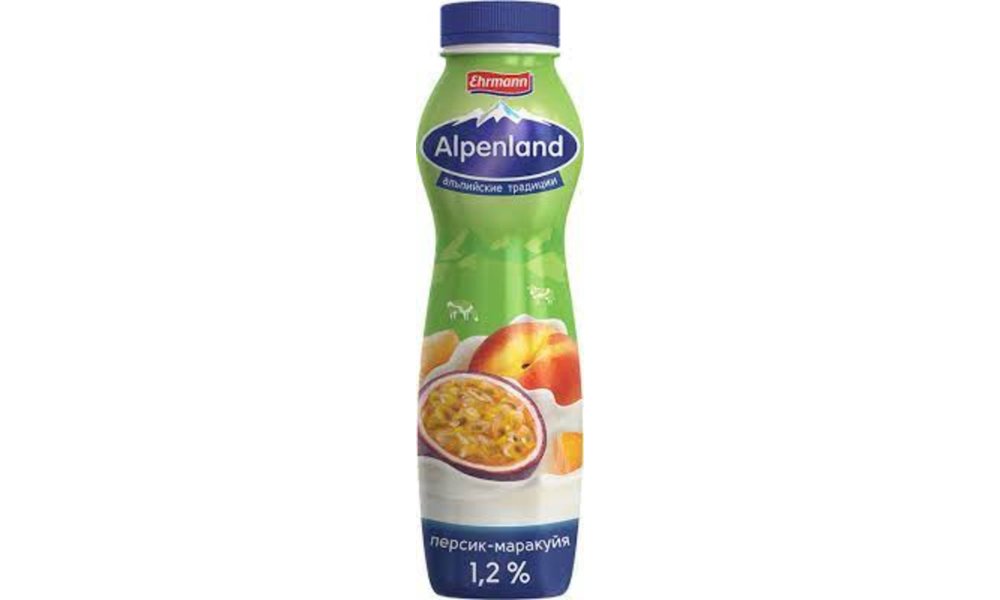 Alpenland Milk Dessert peach/passion fruit (290 g)