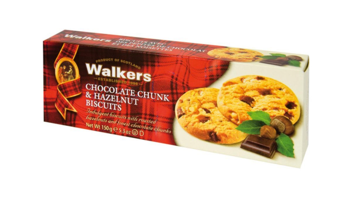 Walkers biscuits with nuts (150 g)