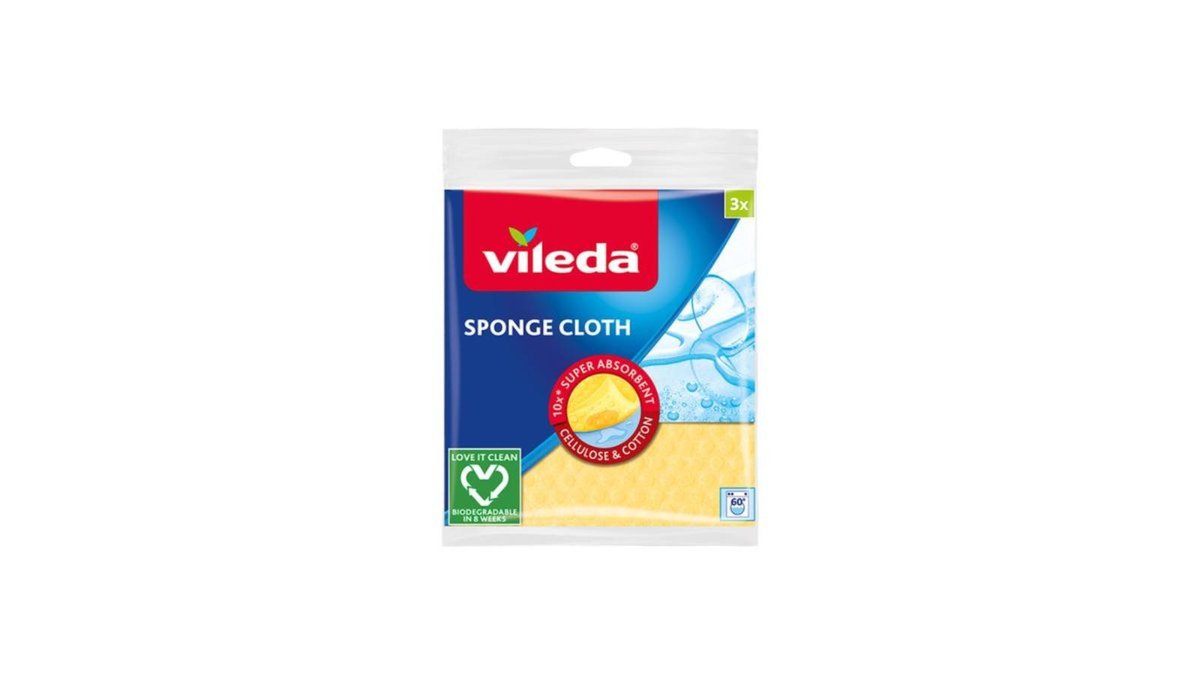 Vileda უნივერსალური ქსოვილი Liquid-absorbing cloth cloud (3 pcs)