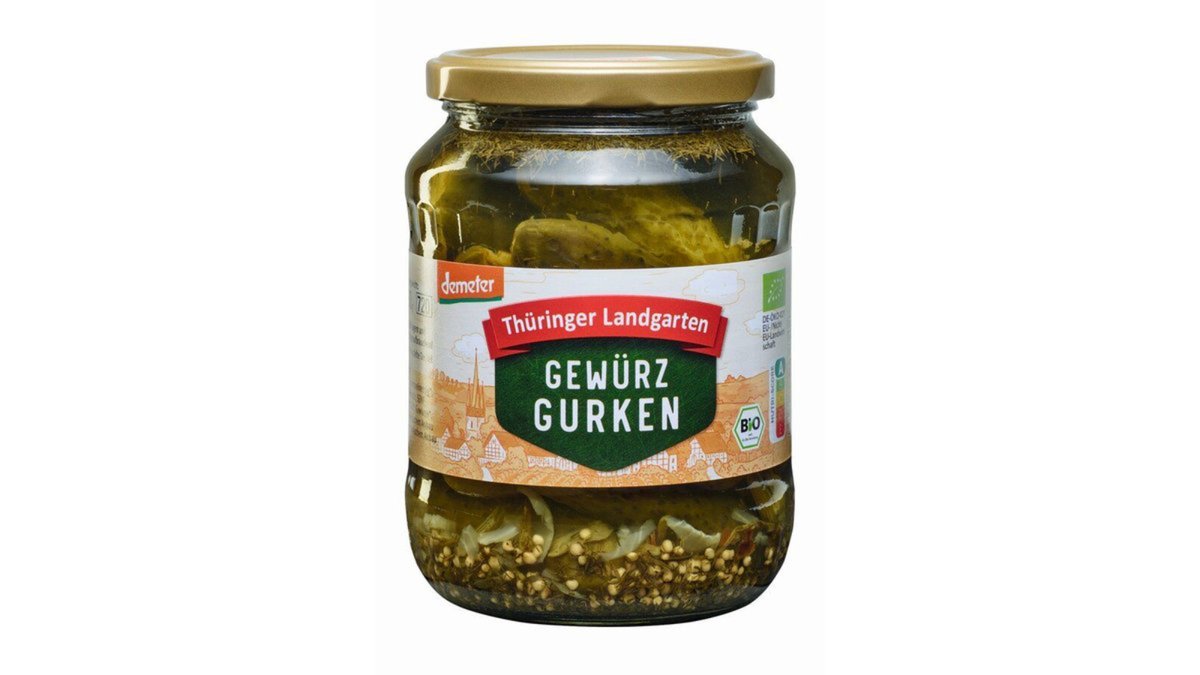 Thüringer Landgarten Pickled Cucumbers Vegan (670 g)