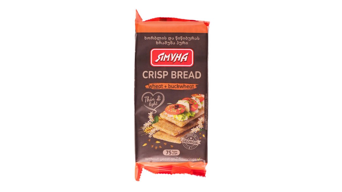 Yamuna Wheat Crispbread wheat and buckwheat (75 g)