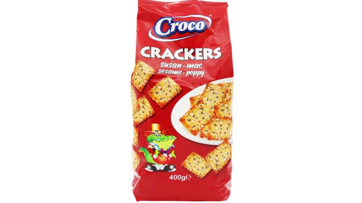 Croco Crackers with sesame and poppy seeds (400 g)