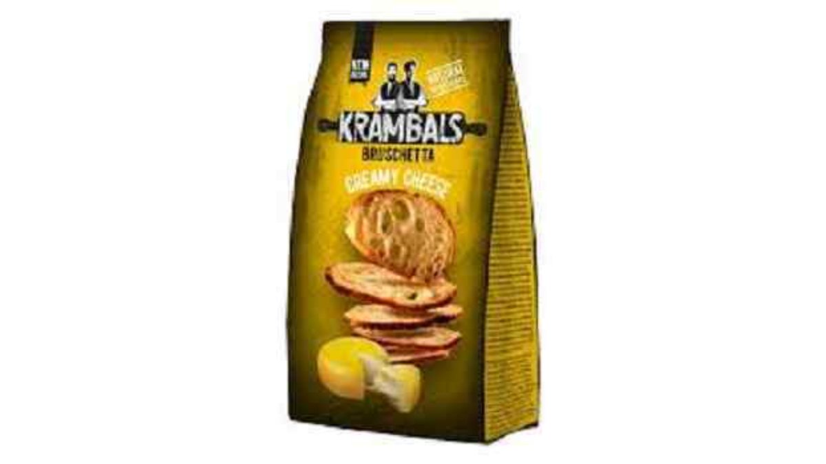 Krambals Crackers ბრუსკეტი კრემ-ყველით (70 g)
