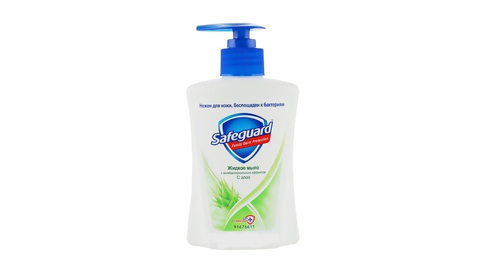 Safeguard თხევადი საპონი Aloe (225 ml)