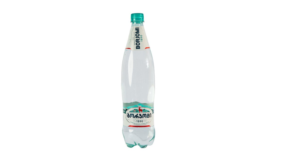 Borjomi გაზიანი წყალი (1.25 l)