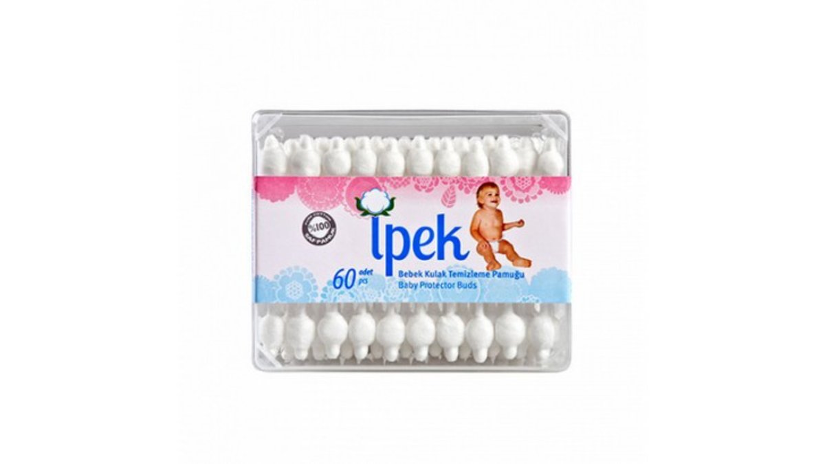 Ipec Ear Cleaning Sticks for children (60 pcs)