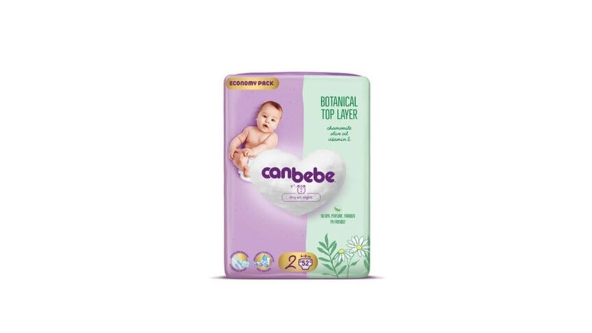 Kanbebe Diapers Botani TOP (52 pcs)