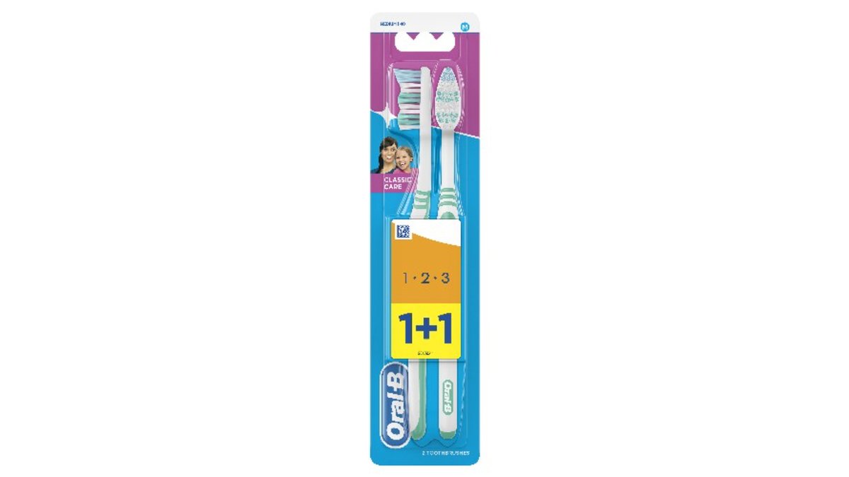 Oral-B toothbrush Classic Medium (2 pcs)