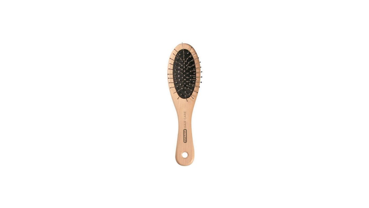 TITANIA Wooden Comb ხის სავარცხელი ოვალ (1 pcs)