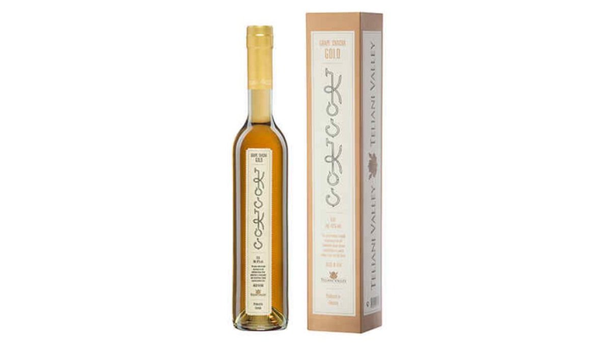 Teliani field Vodka chacha planted in an oak barrel