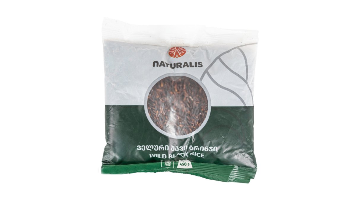 ნატურალისი Черный рис black rice (450 g)