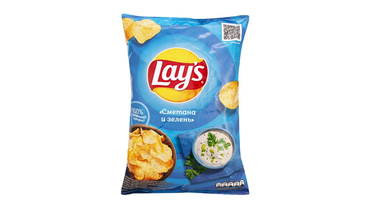 Lace чипсы sour cream and herbs