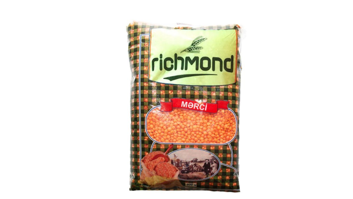 Richmond Красная чечевица red lentils (0.8 kg)