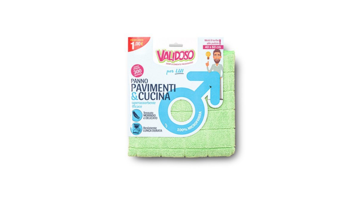 VALIDOSO Microfiber Kitchen Towel microfiber blue (40 cm)