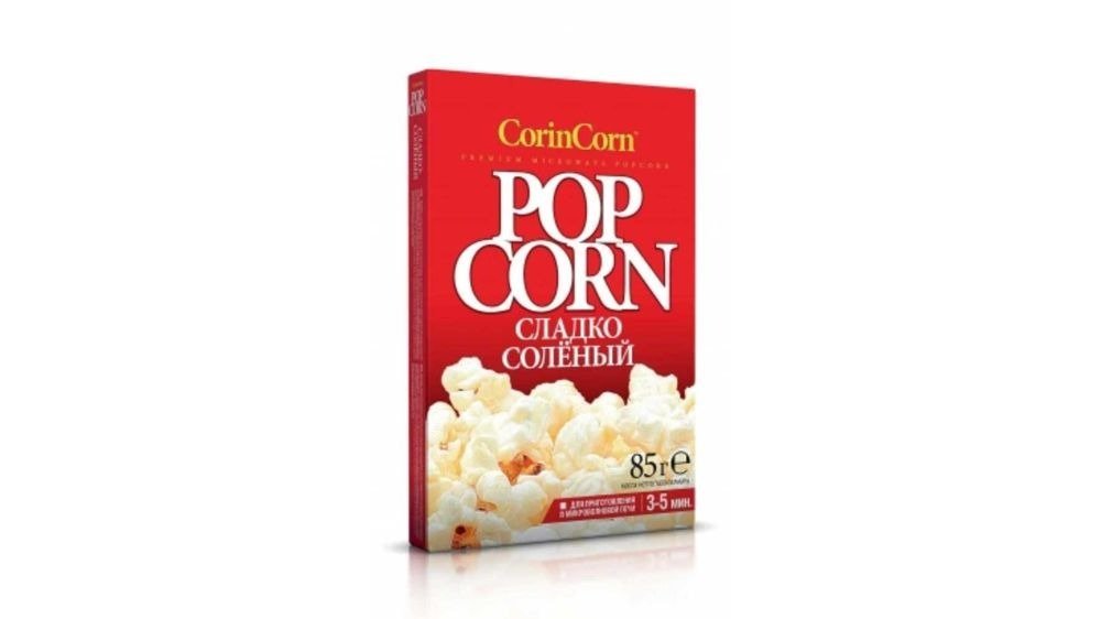 CorinCorn სოლენე პოპკორნი sweet-salty (85 g)